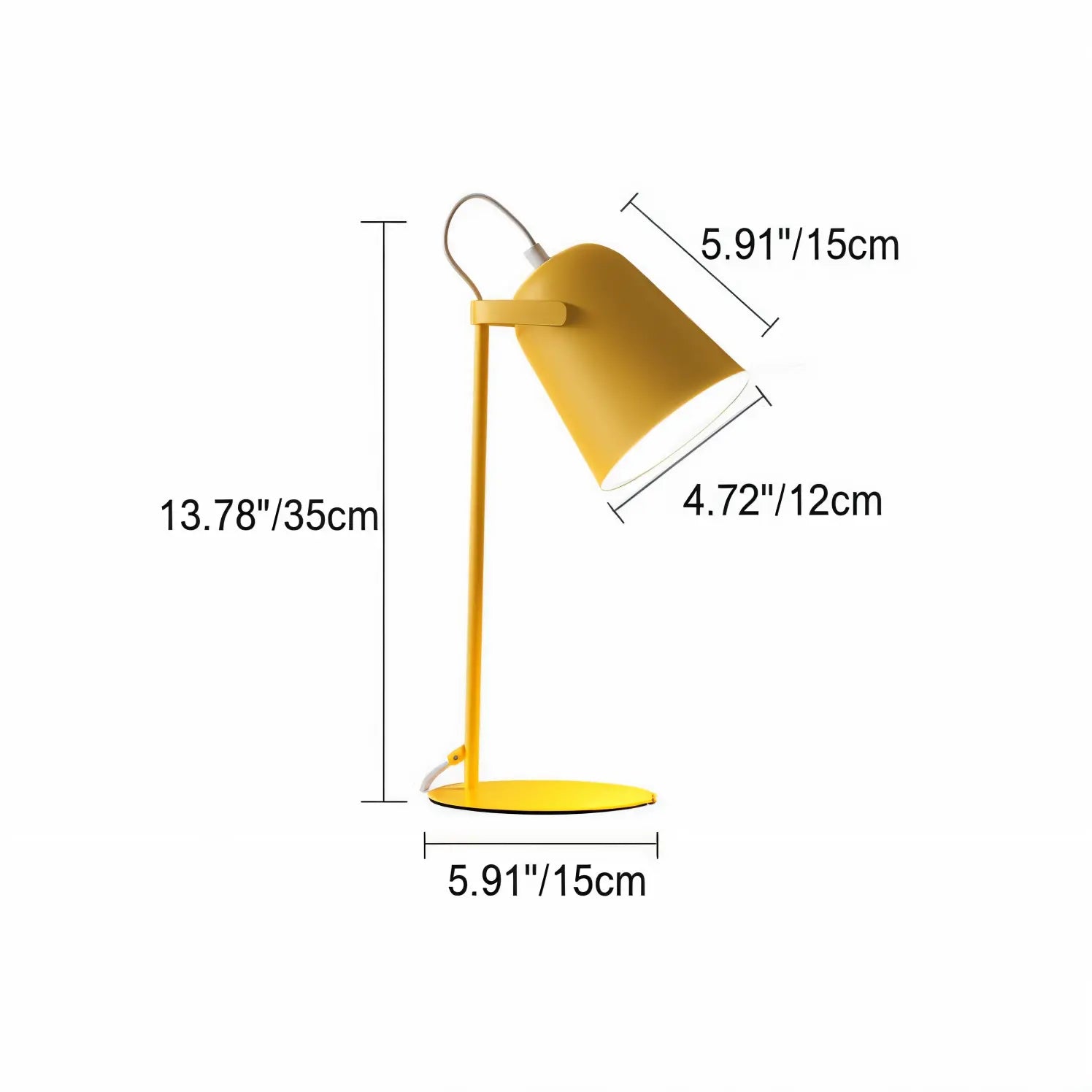 Adjustable Shade Table Lamp in Nordic Design