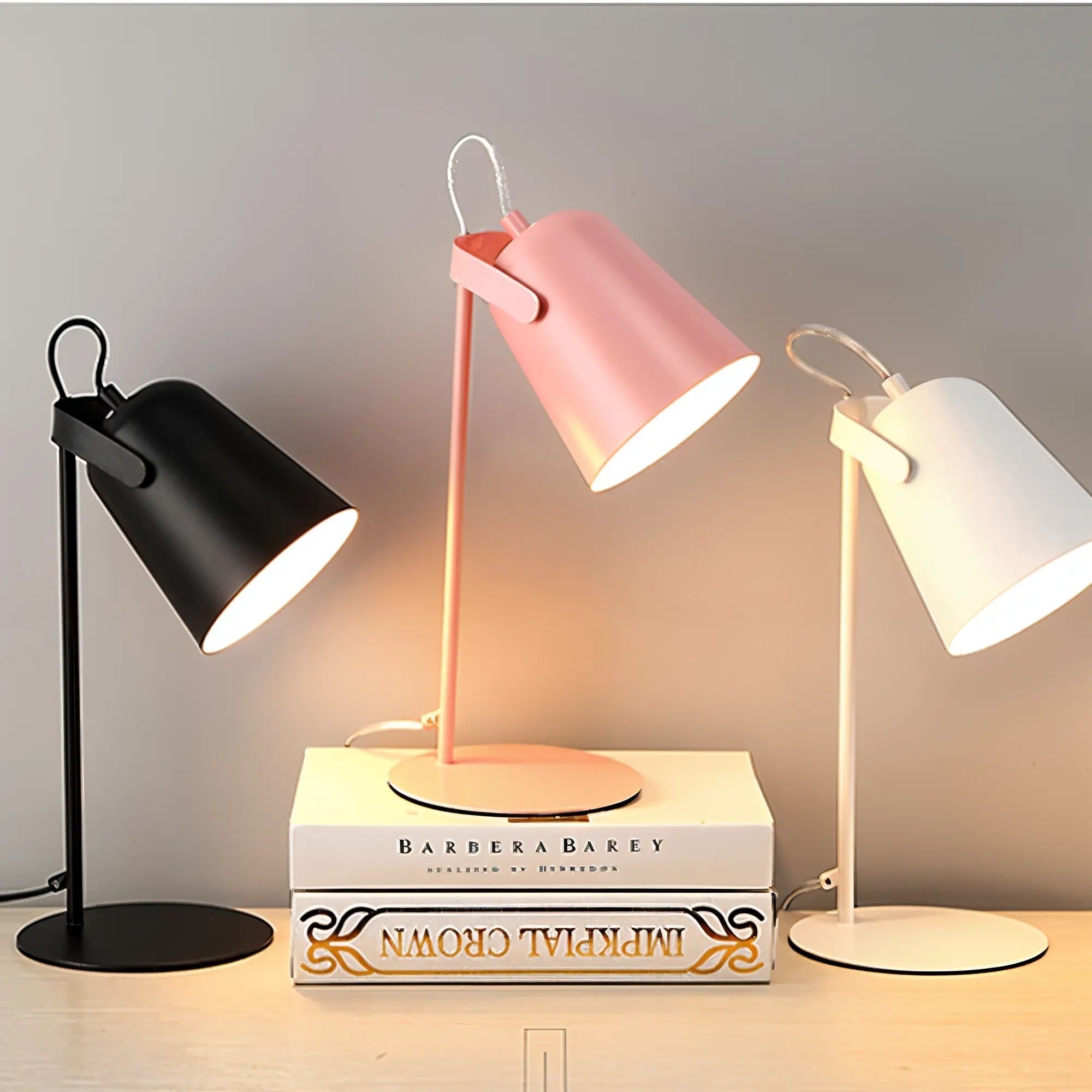 Adjustable Shade Table Lamp in Nordic Design
