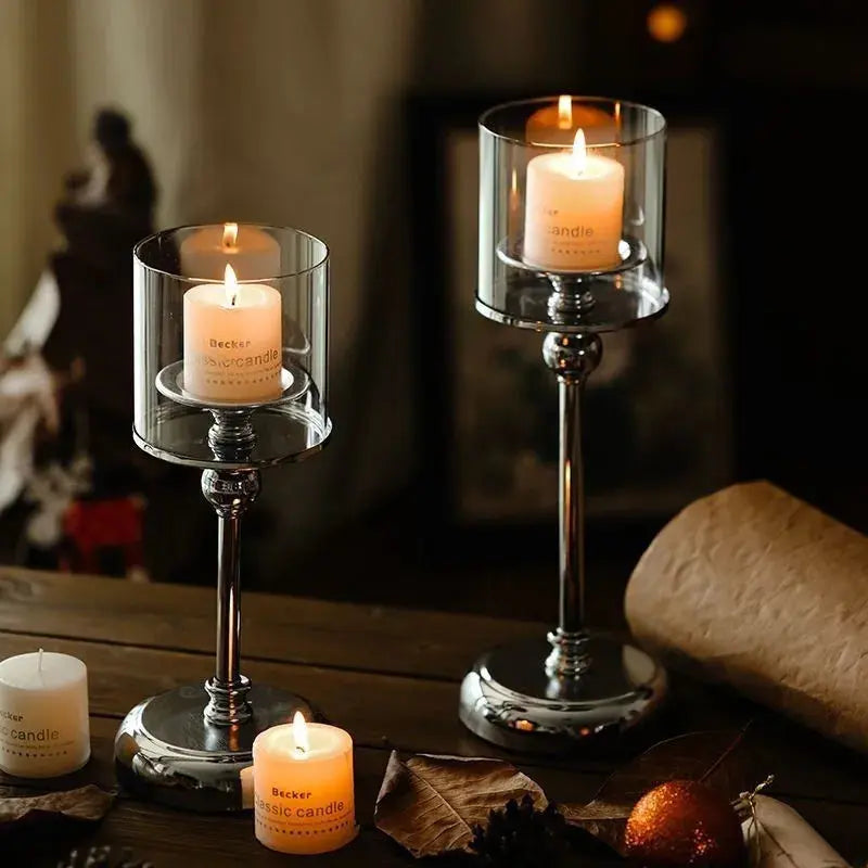 Metal Candle Holder in Nordic Style