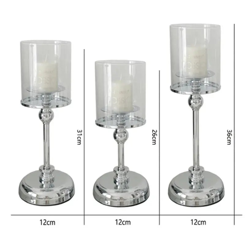 Metal Candle Holder in Nordic Style