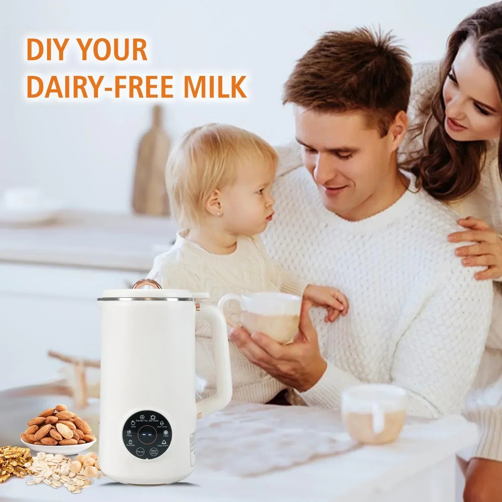 8-in-1 Nut Milk Maker | Automatic | Multifunctional