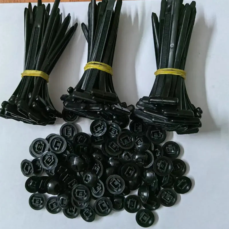 Universal Replacement Clips for Vehicle Panels – Nylon Cable Tie Buckles