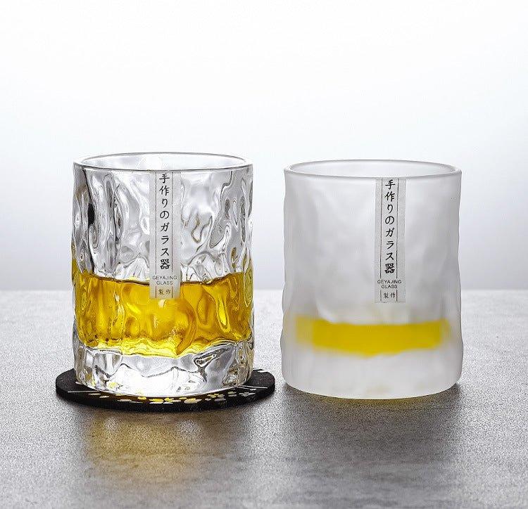 Edo Kiriko Style Whisky Tumblers | Set of Cut Glass Drinkware