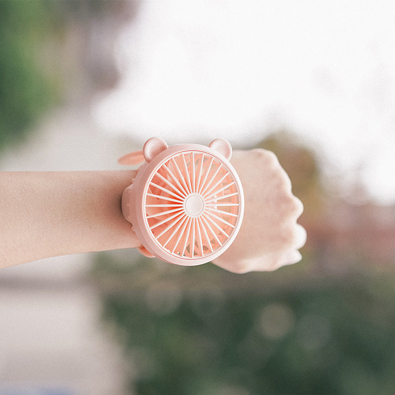 Portable Handheld Fan with Adjustable Speed – Quiet Personal Cooler for Travel and Outdoor Activities