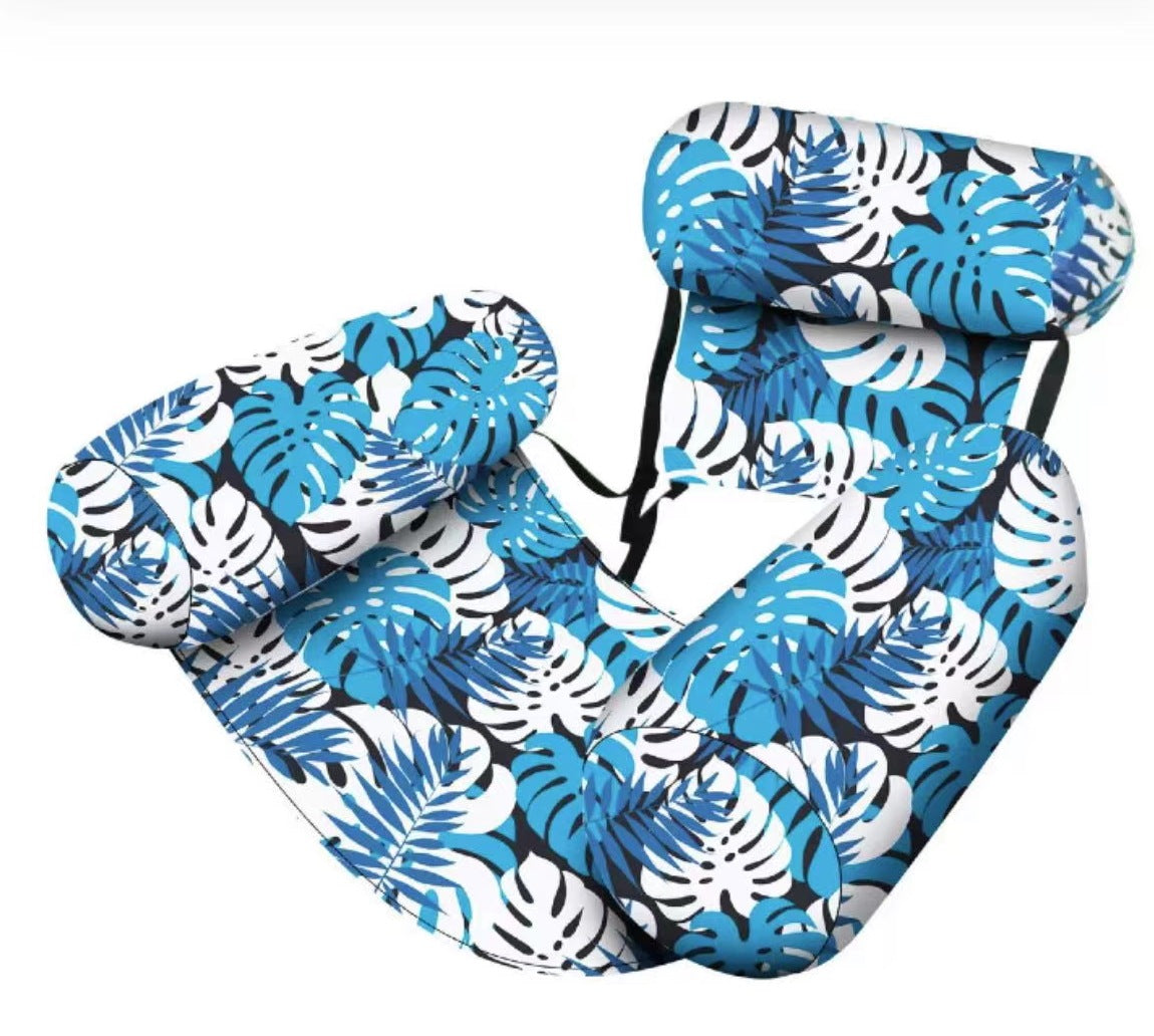 Backrest Inflatable Hammock for Swimming Pools