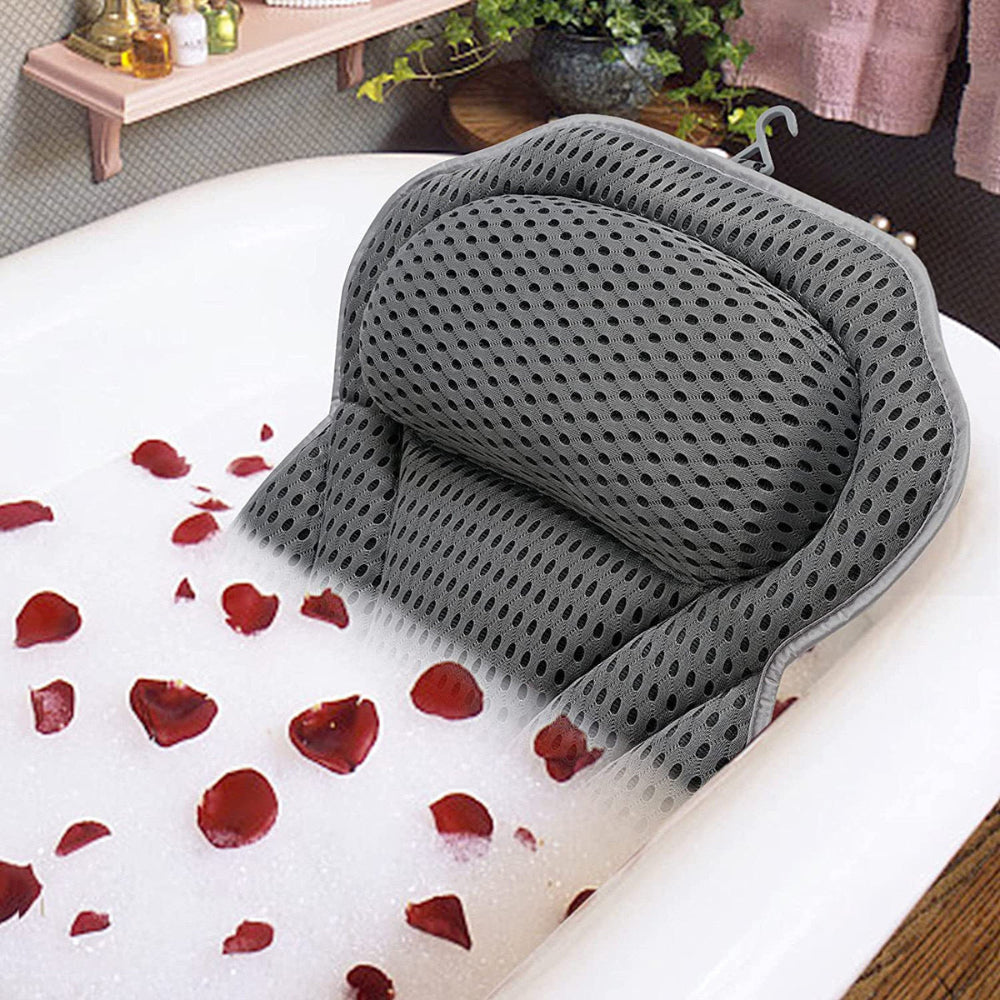 Neck Support Bath Pillow – Ergonomic Design for Comfort