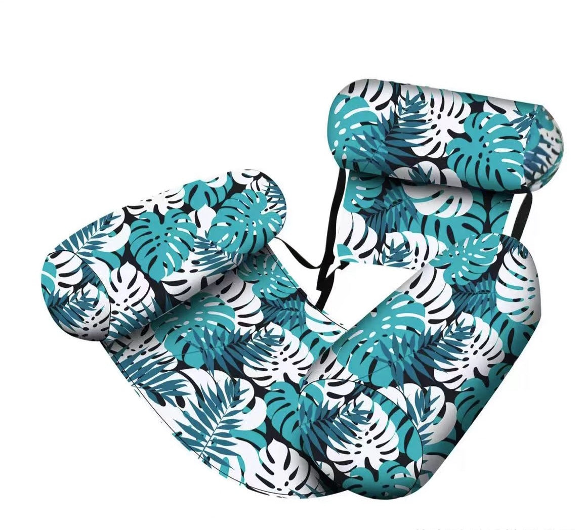 Backrest Inflatable Hammock for Swimming Pools
