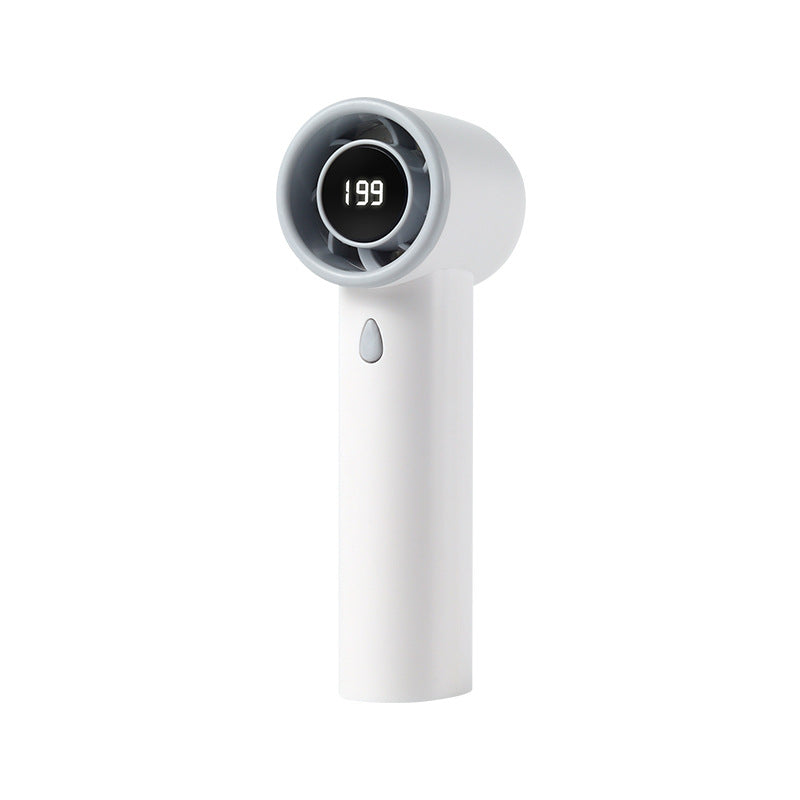 Handheld Mini Fan with Digital Speed Indicator – Cool Air for Home, Office & Outdoor Activities