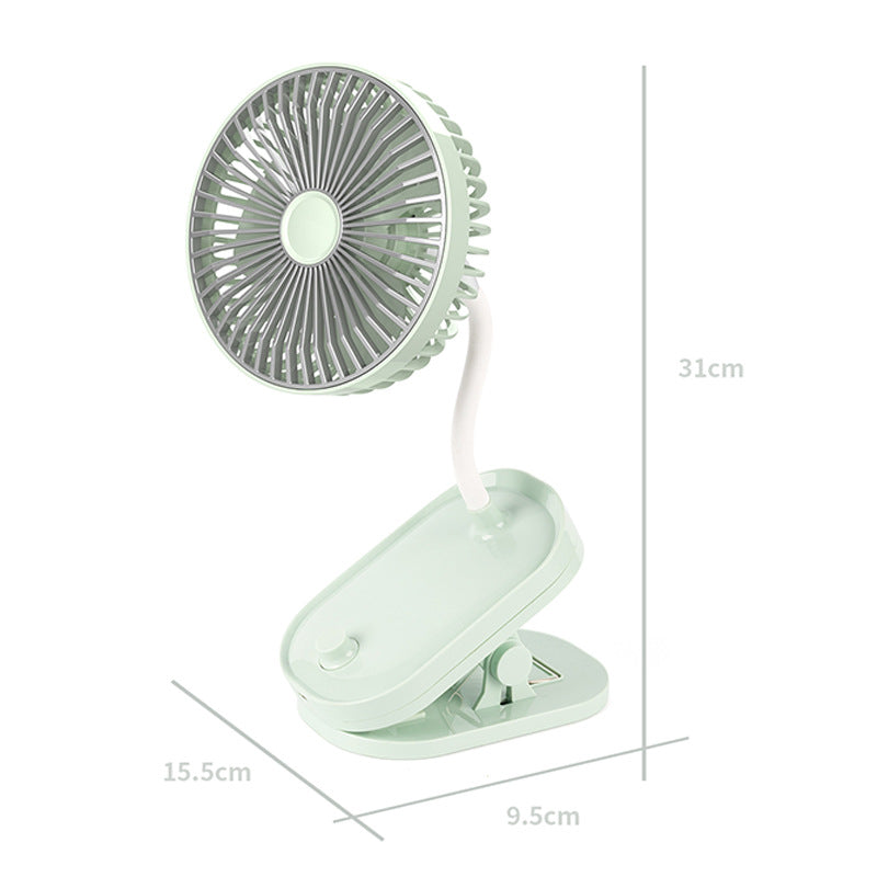 Rechargeable Desk Fan – Quiet Portable Table Cooling Fan with Adjustable Speed for Home, Office, Travel
