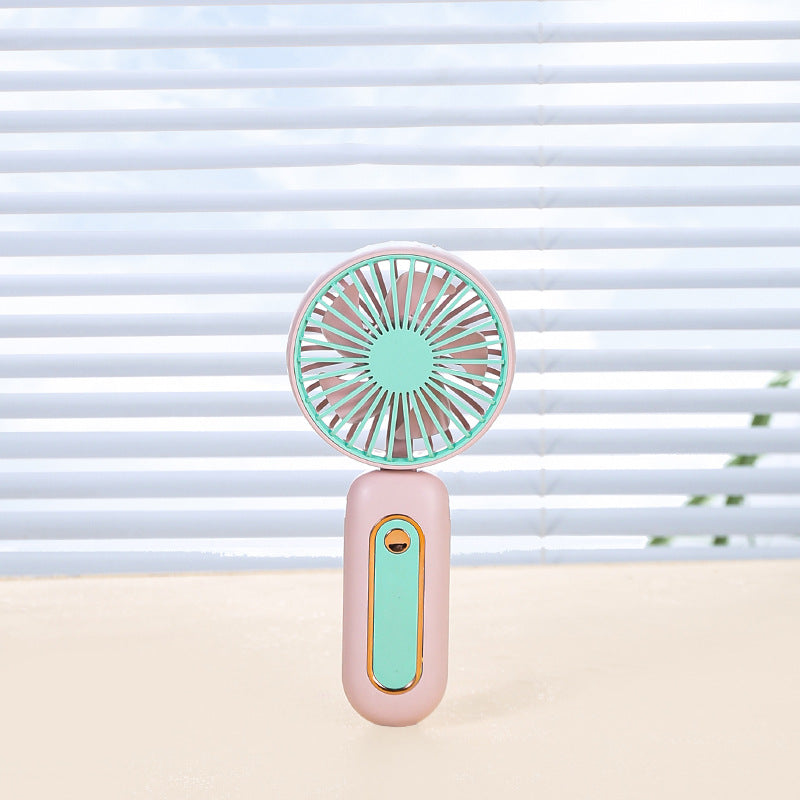 Portable Handheld Fan with LED Screen – Rechargeable Cooling for Travel, Office & Outdoors