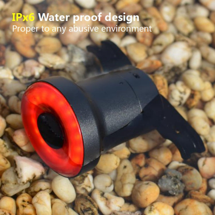 USB Rechargeable Rear Bicycle Light with Brake Detection