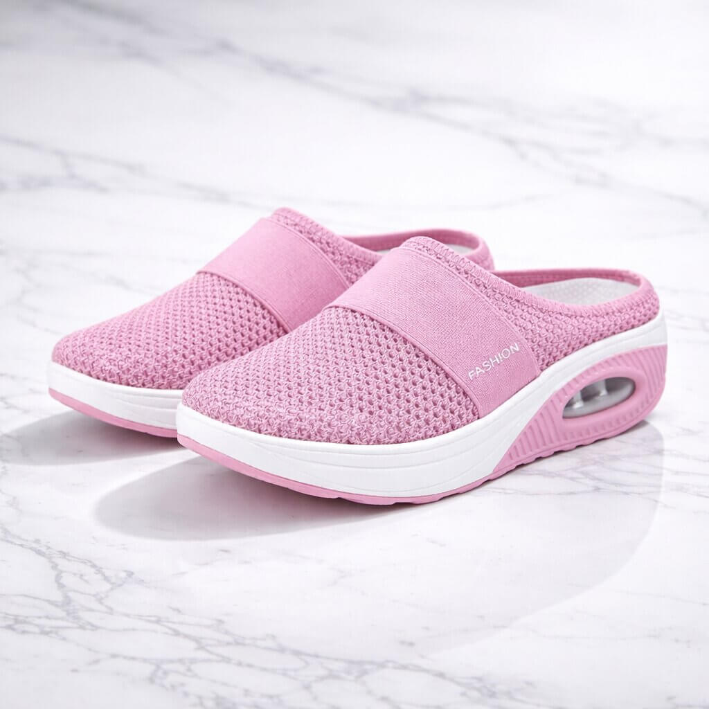 Breathable Mesh House Slippers | Easy Slip-On Design
