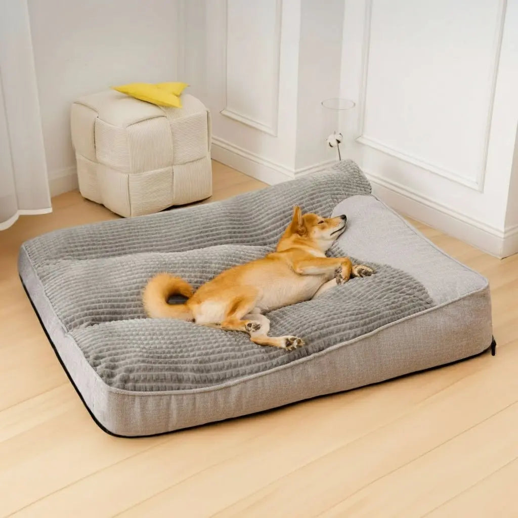 Orthopedic Dog Bed for Large Breeds – Padded Edges for Comfort