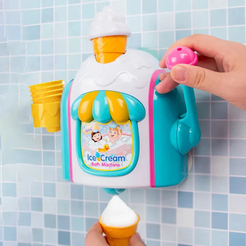 Foam Dispenser for Bath Toys with Pump System