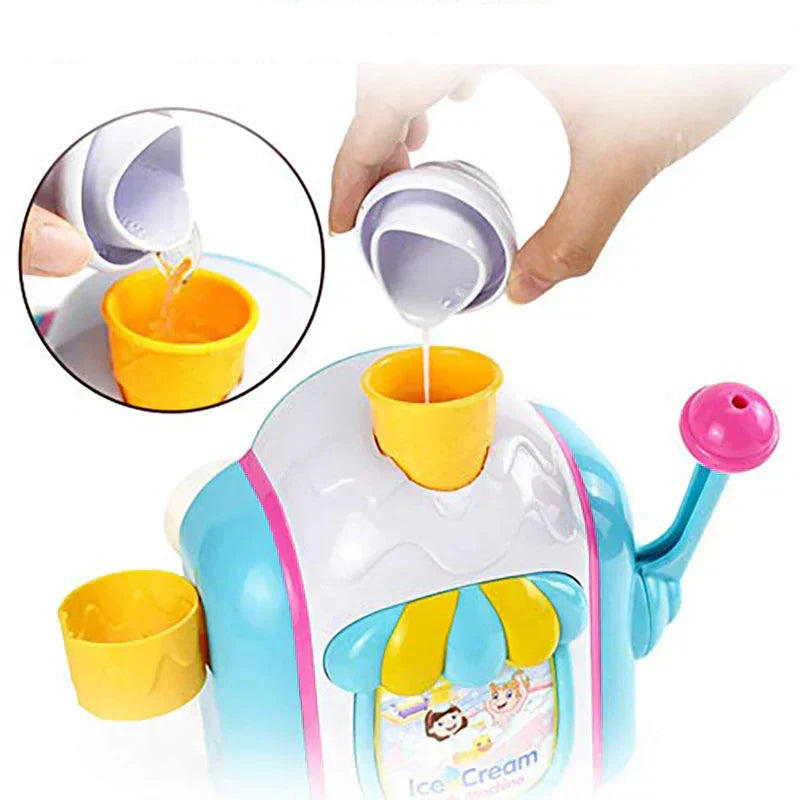 Foam Dispenser for Bath Toys with Pump System