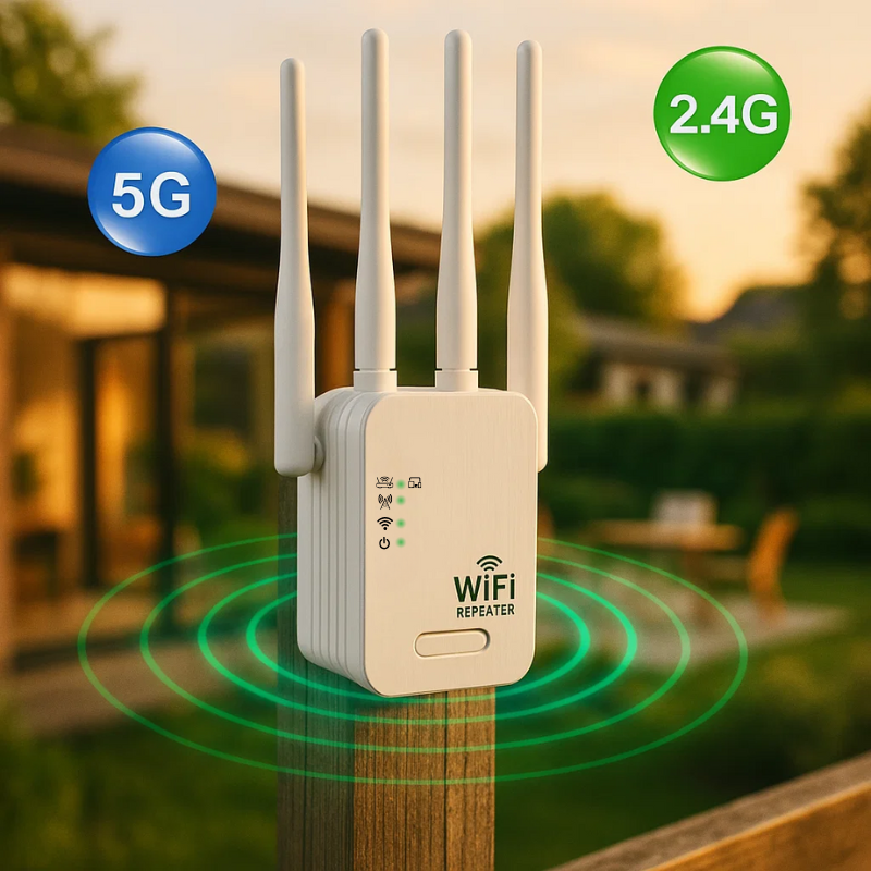 Outdoor WiFi Signal Amplifier for Gardens and Patios