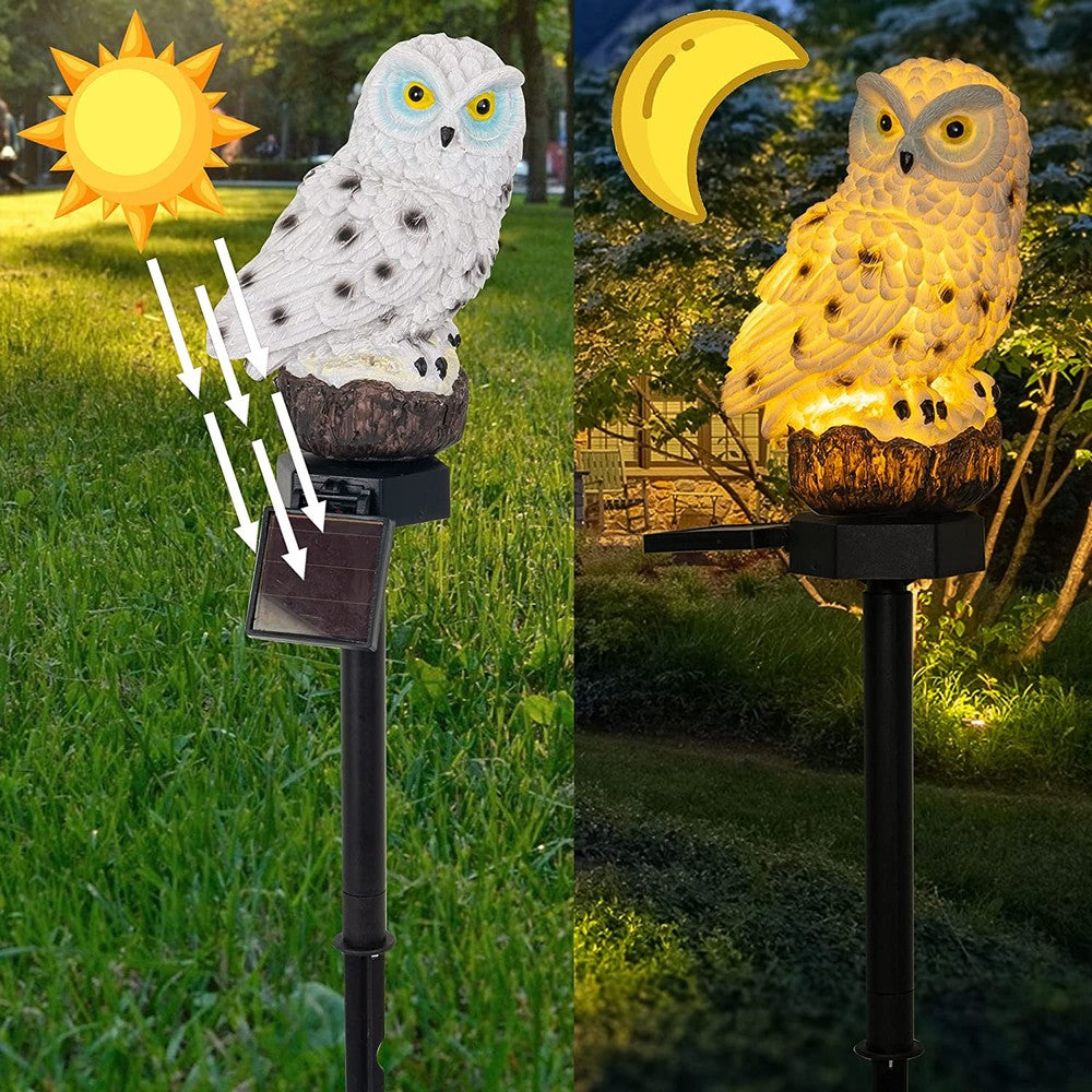 LED Garden and Terrace Owl Solar Light Decoration