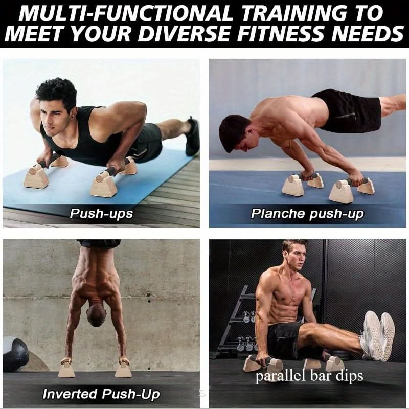 Wooden Exercise Bars for Daily Home Workouts