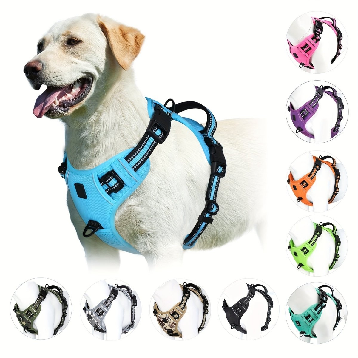 Anti-Pull Dog Harness with Handle for Better Control