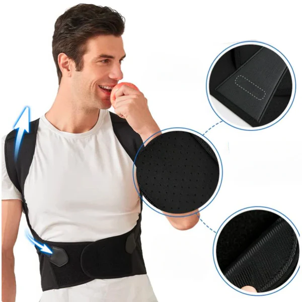Comfortable Back Support Brace for Improved Posture