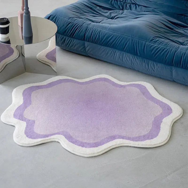 Soft Pastel Cloud Area Rug for Bedrooms and Living Spaces