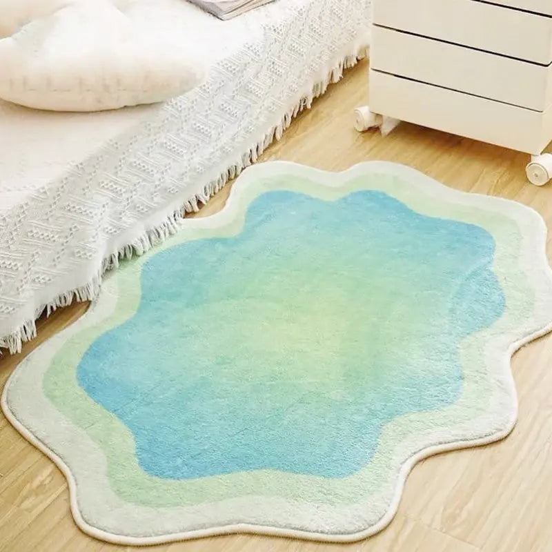 Soft Pastel Cloud Area Rug for Bedrooms and Living Spaces