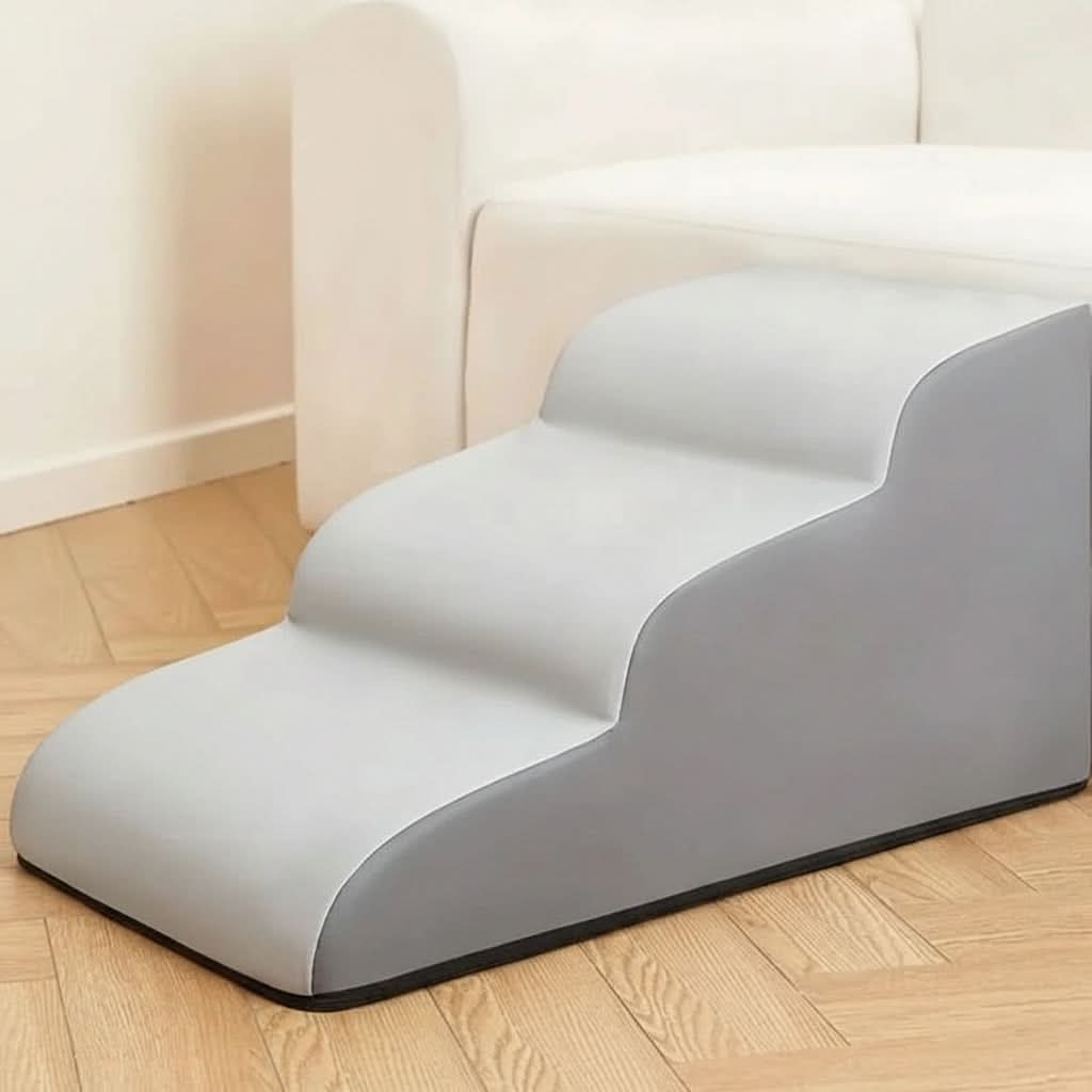 Stylish Pet Steps for Safe Elevated Access to Furniture