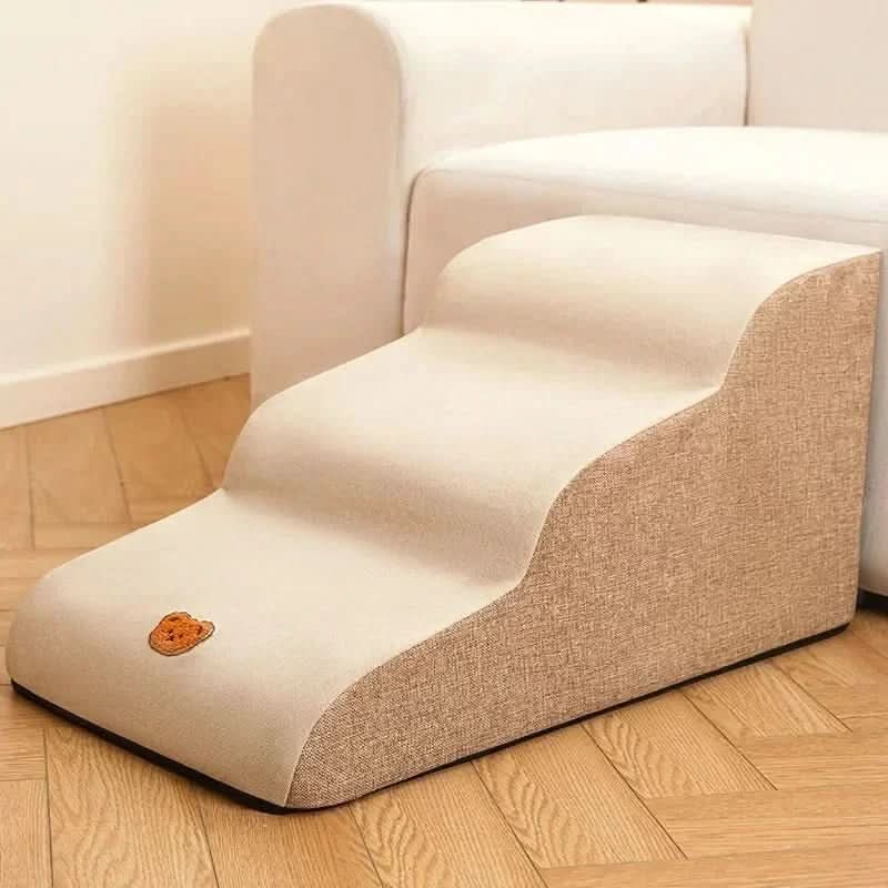 Stylish Pet Steps for Safe Elevated Access to Furniture