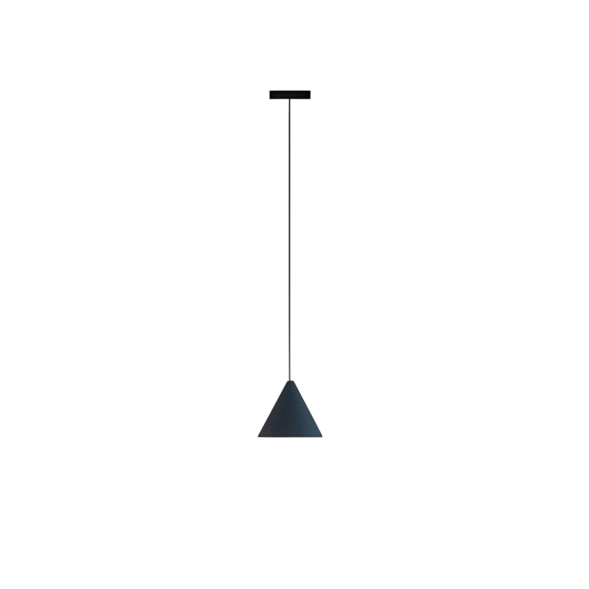 Sleek Black Metal Hanging Light Fixture with E27 Socket