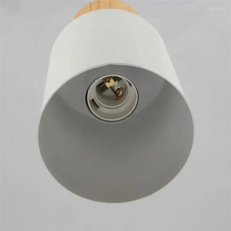 Metal and Wood Pendant Light Fixture