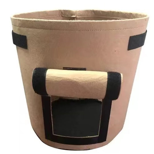 Breathable Fabric Planting Bag with Velcro Harvest Flap