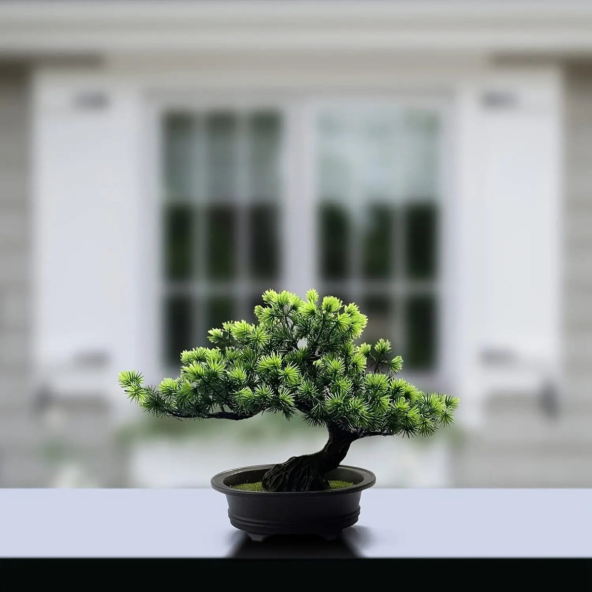 24cm Faux Potted Mini Bonsai Tree for Desk Decoration