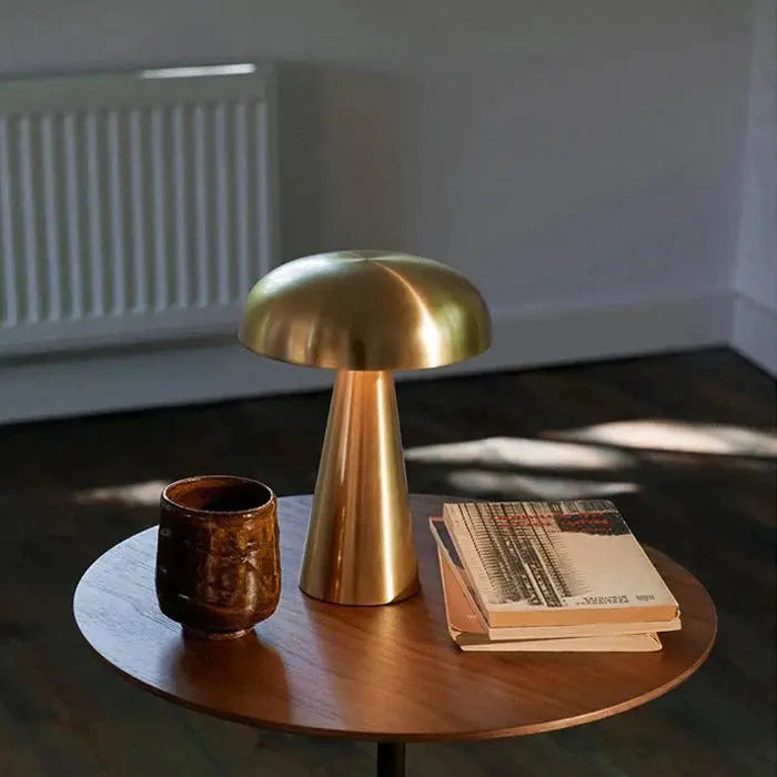 Metal Table Lamp with Wireless Design – 3 Brightness Settings, Warm Light