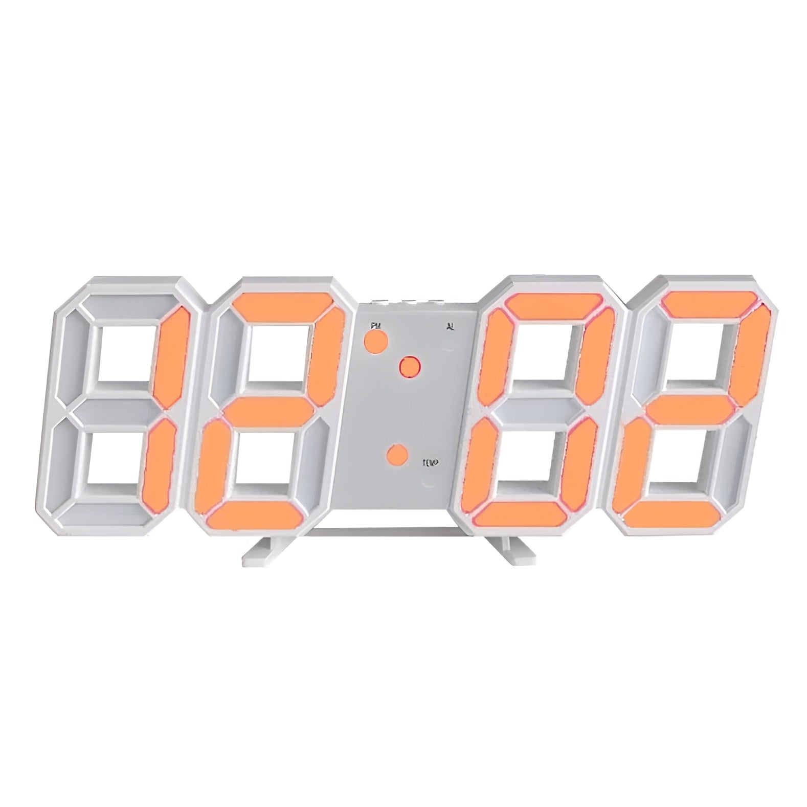 Lumina 3D LED Digital Clock: Date, Temperature & Alarm