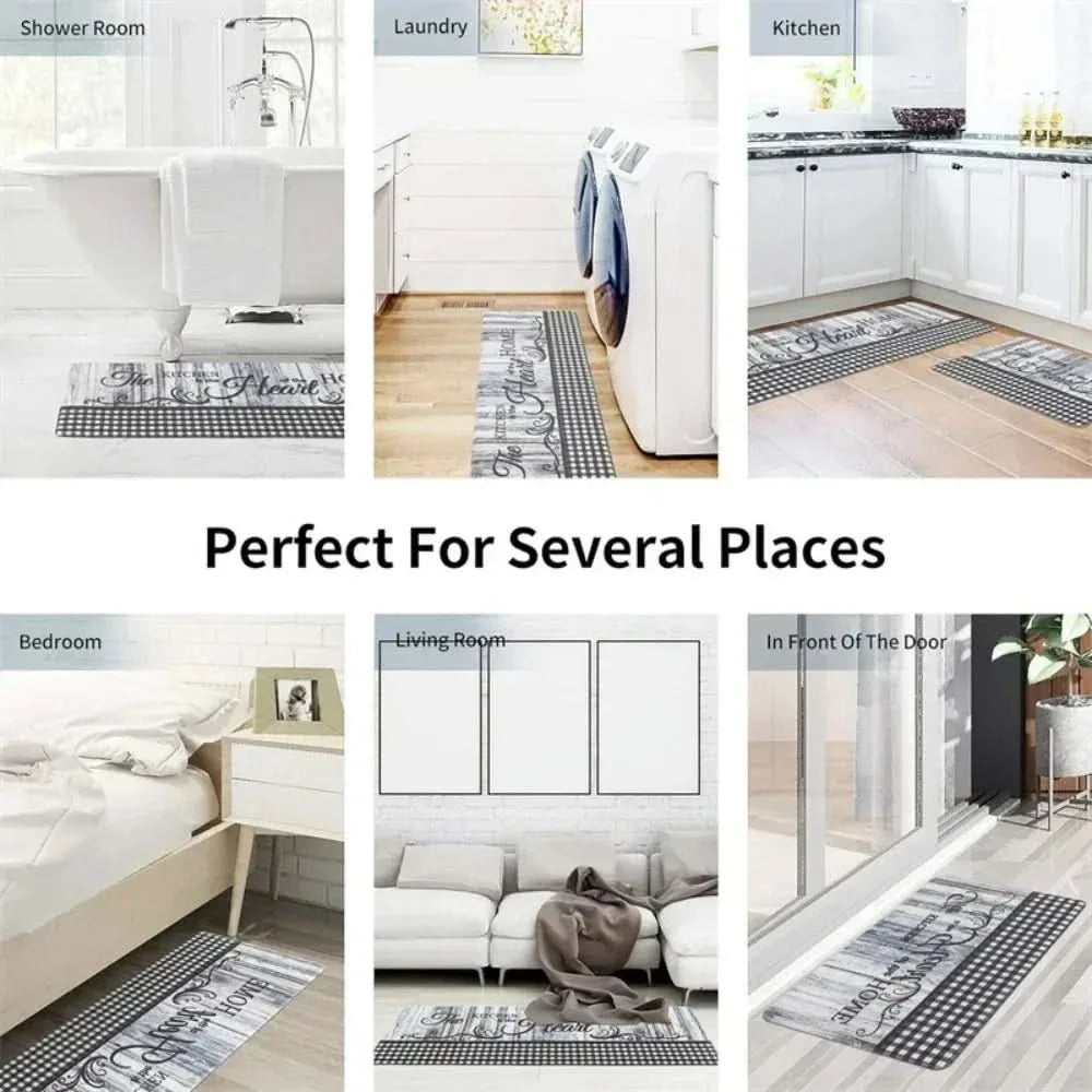 Cozy Kitchen Mat with Cat Stripe Design for Playful Spaces