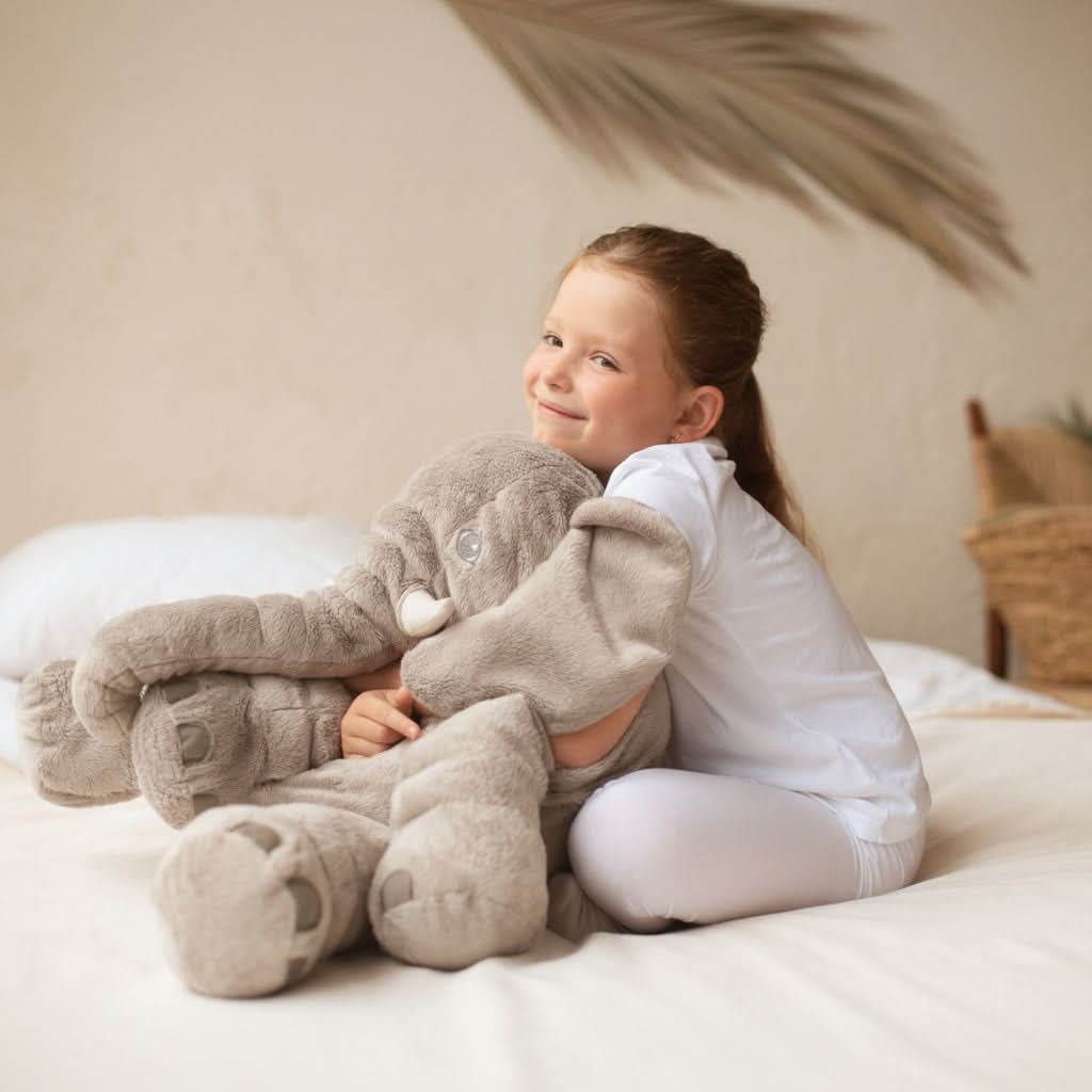 Cozy Soft Elephant Pillow - Plush Comfort for Home Decoration