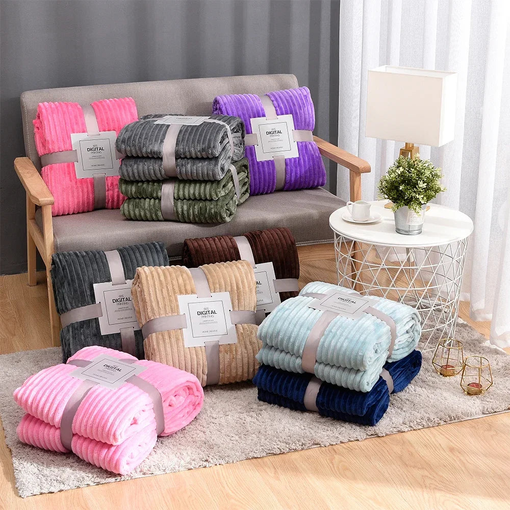 Cozy Comfort Blanket - Lightweight, Washable, Soft Texture