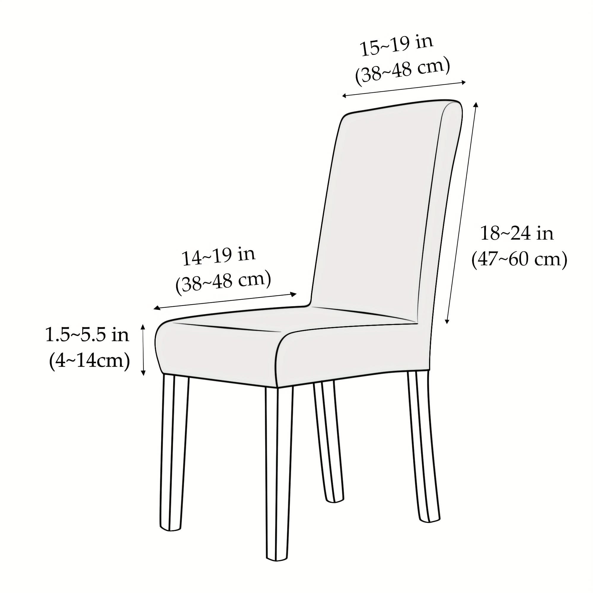 Contemporary Stretch Chair Covers for Dining - Stylish Protection