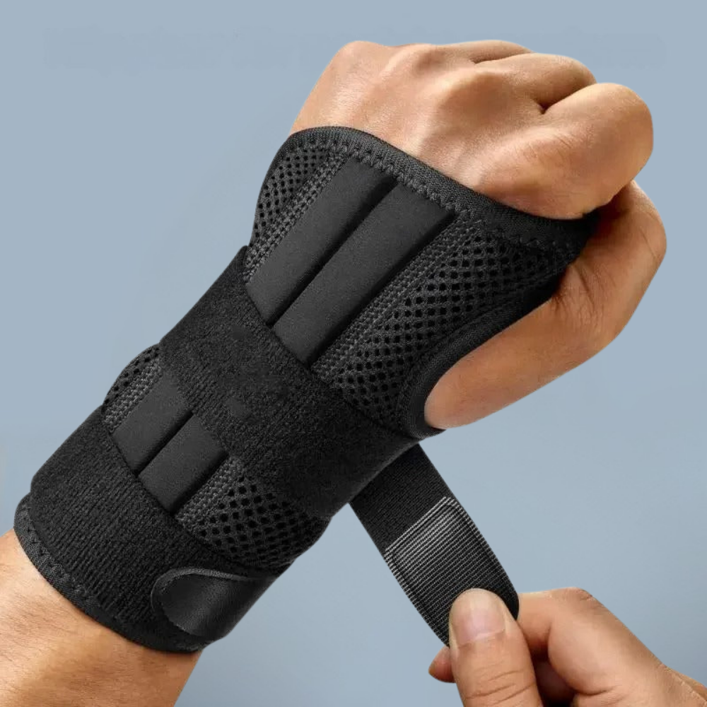 Adjustable Stabilizing Wrist Support with Splint