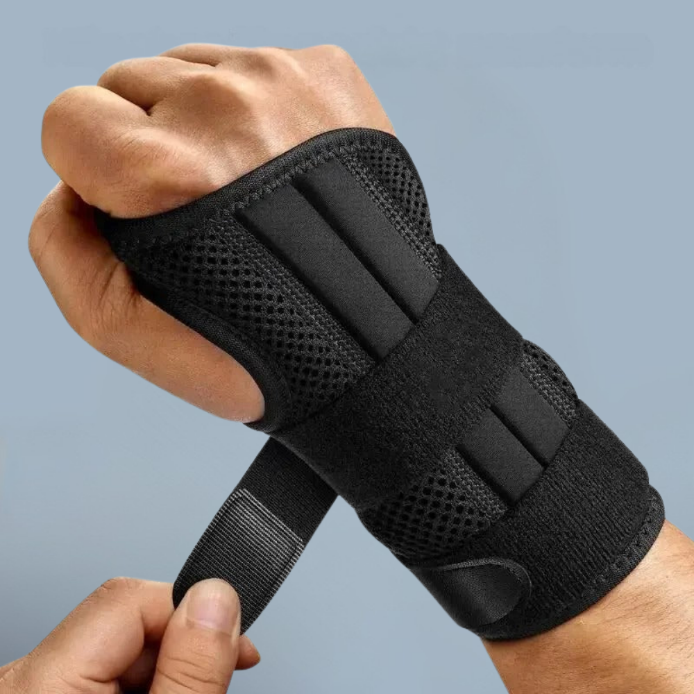 Adjustable Stabilizing Wrist Support with Splint