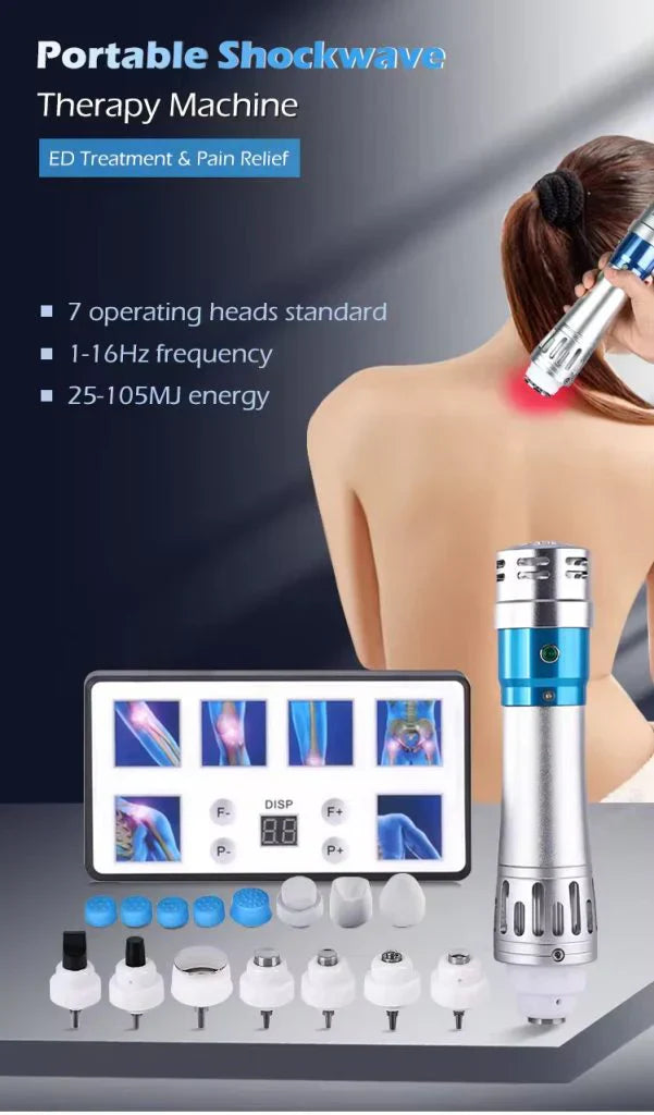 Compact Shockwave Therapy Device for Enhanced Male Wellness