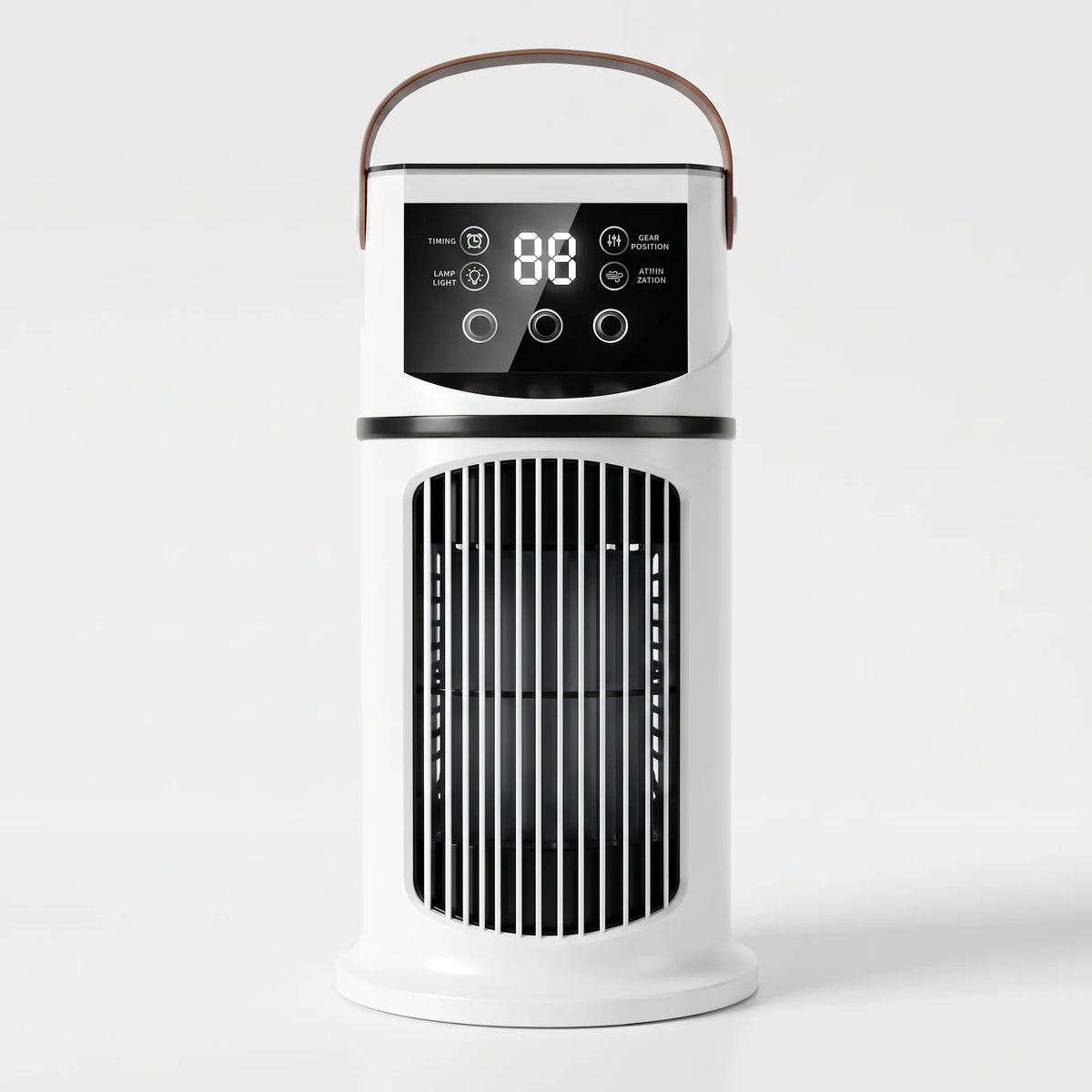 USB Desk Fan with Misting Feature – Portable Air Cooler with Timer and Touch Controls
