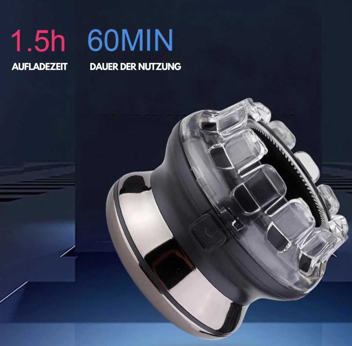 Rechargeable Cordless Hair Clipper with LED Screen and USB-C