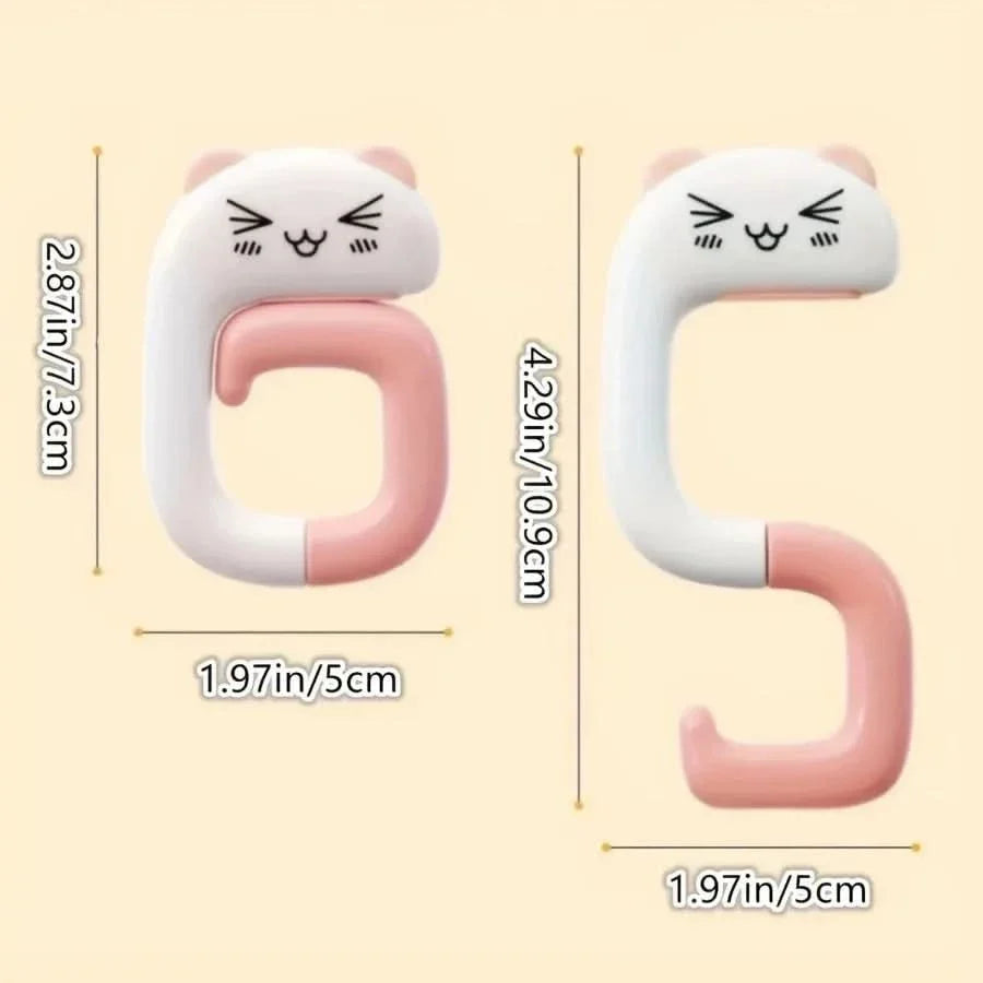 Pink Handbag Hook for Tables and Desks – Practical Accessory