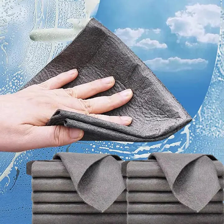 Set of 10 Microfiber Cleaning Cloths