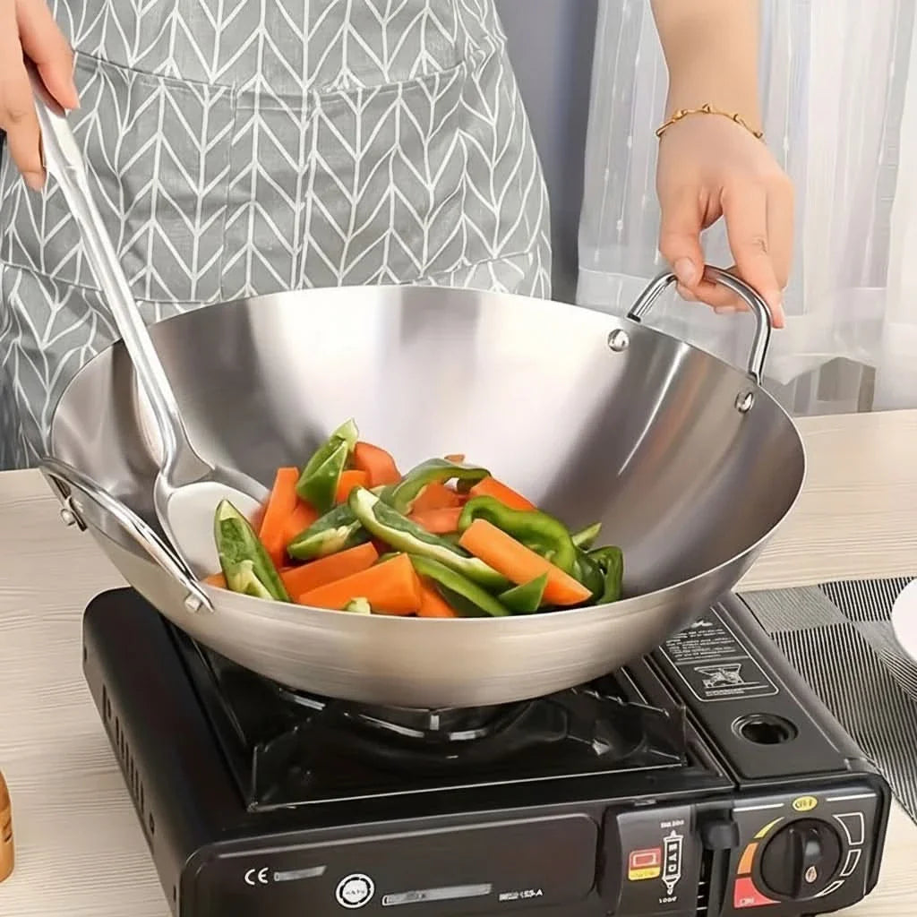 Versatile Wok Pan in Various Sizes for Home Cooking