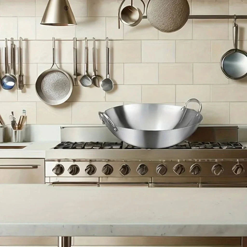 Versatile Wok Pan in Various Sizes for Home Cooking