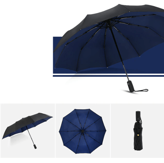 BreezeGuard – Ultra-Light Wind-Resistant Umbrella with Instant Open