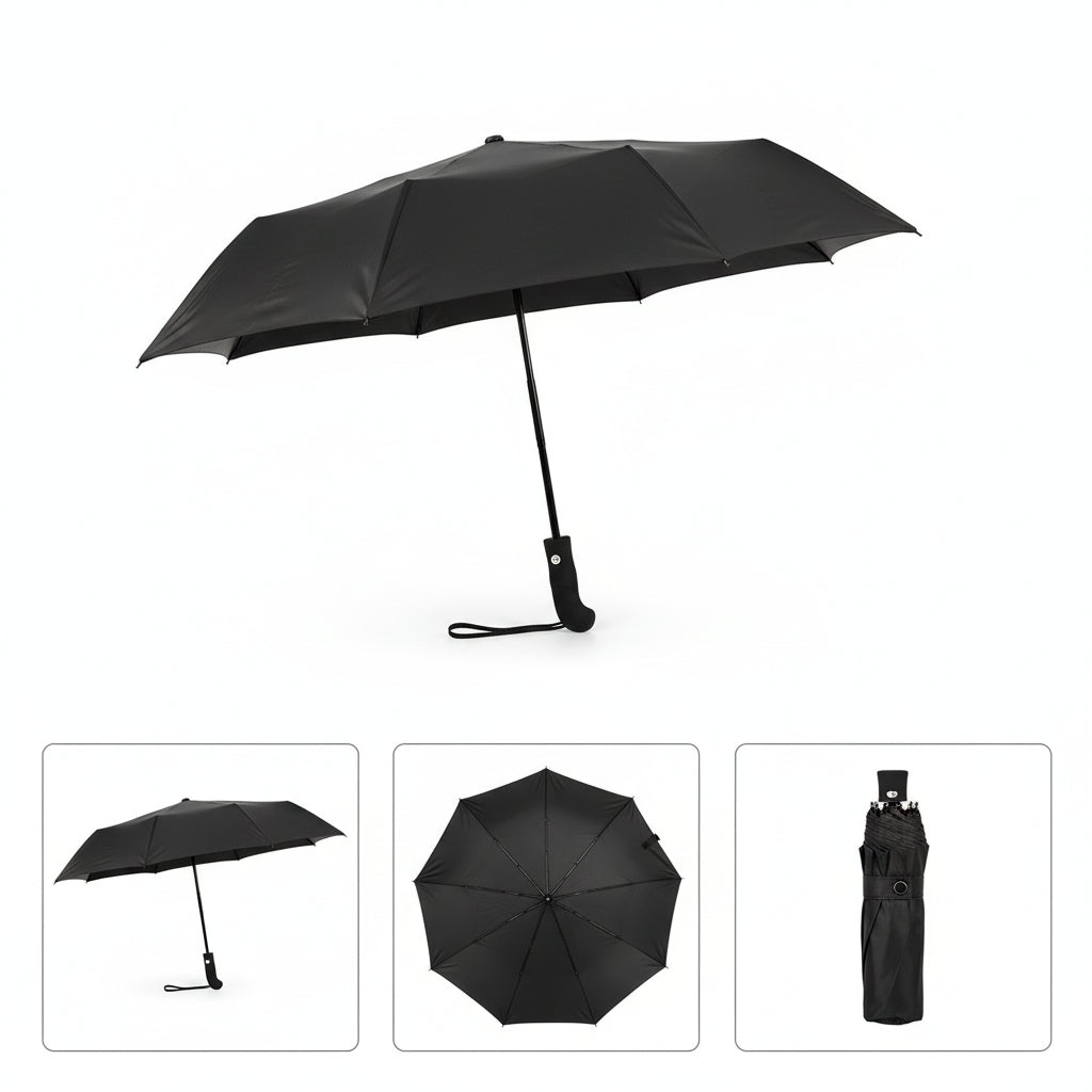 BreezeGuard – Ultra-Light Wind-Resistant Umbrella with Instant Open
