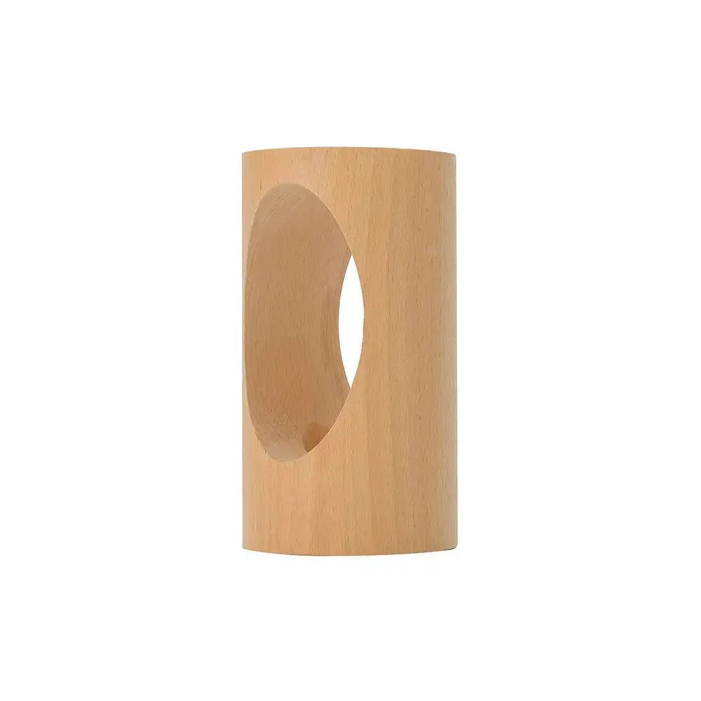 LED Night Light in Rectangular Solid Wood Design